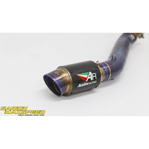 Pô AUSTIN Racing Titanium Slip on ZX10R / Kawasaki Pô AUSTIN Racing Titanium Slip on ZX10R / Kawasaki